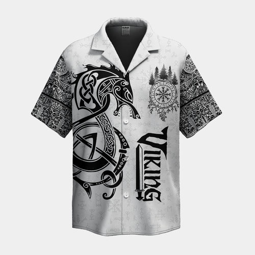 Dragon Shield Viking Hawaiian Shirt