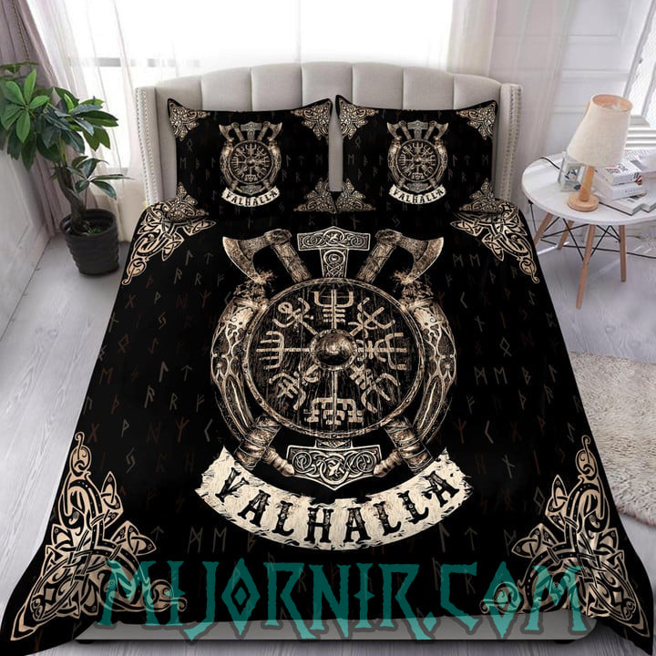 Valhalla Shield - Viking Duvet Cover