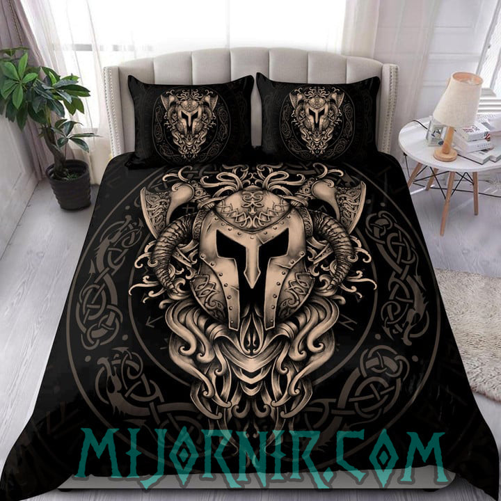 Odin's Warrior Spirit - Viking Duvet Cover