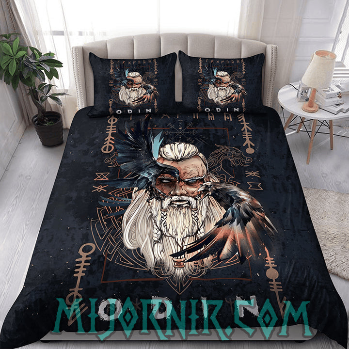 Odin's Wisdom - Viking Duvet Cover