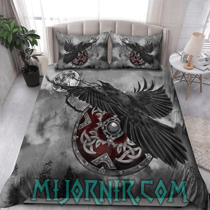 Raven's Shield - Viking Duvet Cover