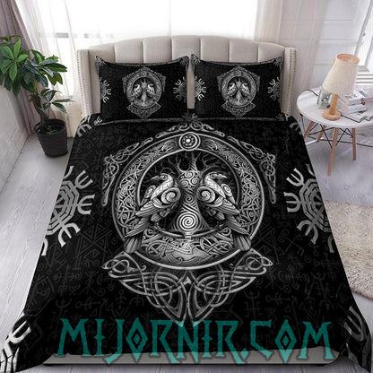 Huginn & Muninn Wisdom - Viking Duvet Cover