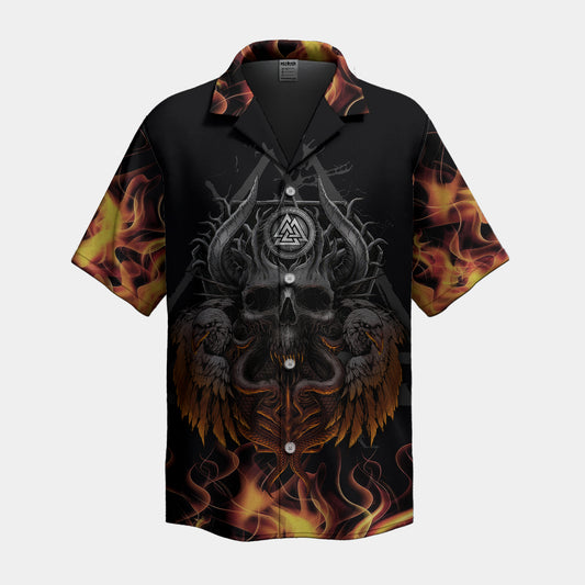 Viking Valor Skull – Hawaii Shirt