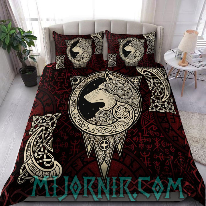 Fenrir's Sigil - Viking Duvet Cover