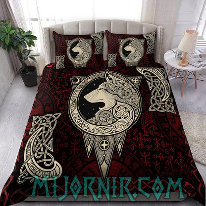 Fenrir's Sigil - Viking Duvet Cover