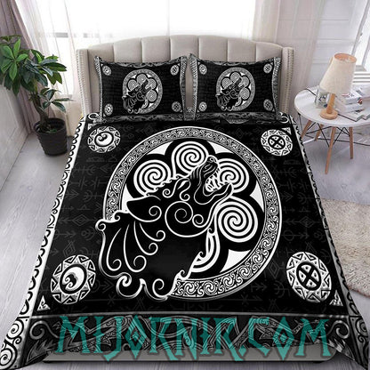 Celtic Wolf Spirit - Viking Duvet Cover