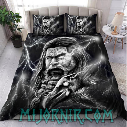 Odin's Fury - Viking Duvet Cover