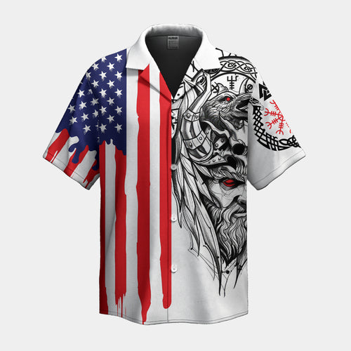 Odin's Patriotic Valor – Hawaii Shirt
