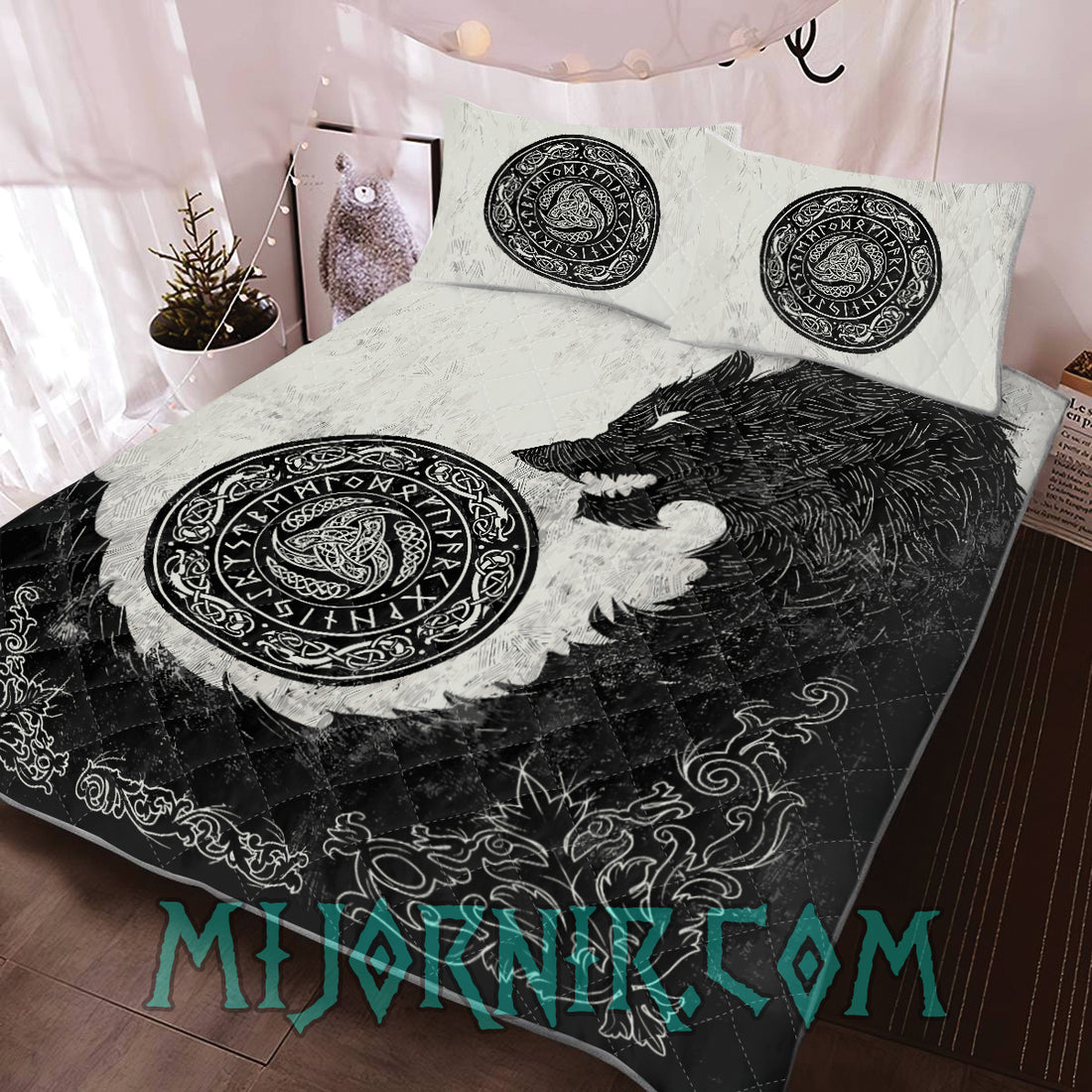 Fenrir Odin - Viking Quilt Set