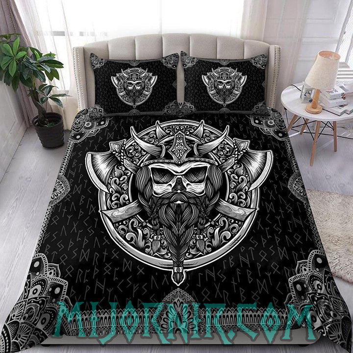 Viking Skull King - Viking Duvet Cover