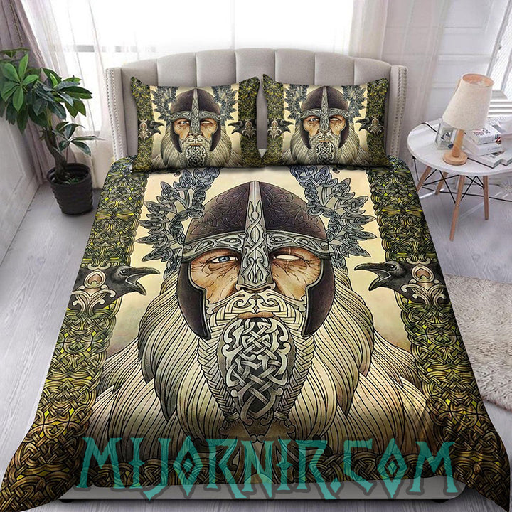 Odin's Wisdom - Viking Duvet Cover