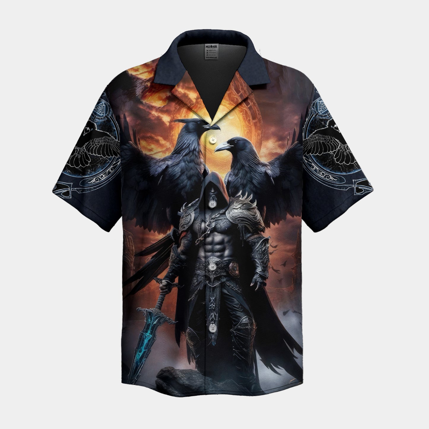 Raven King's Fury - Viking Hawaiian Shirt