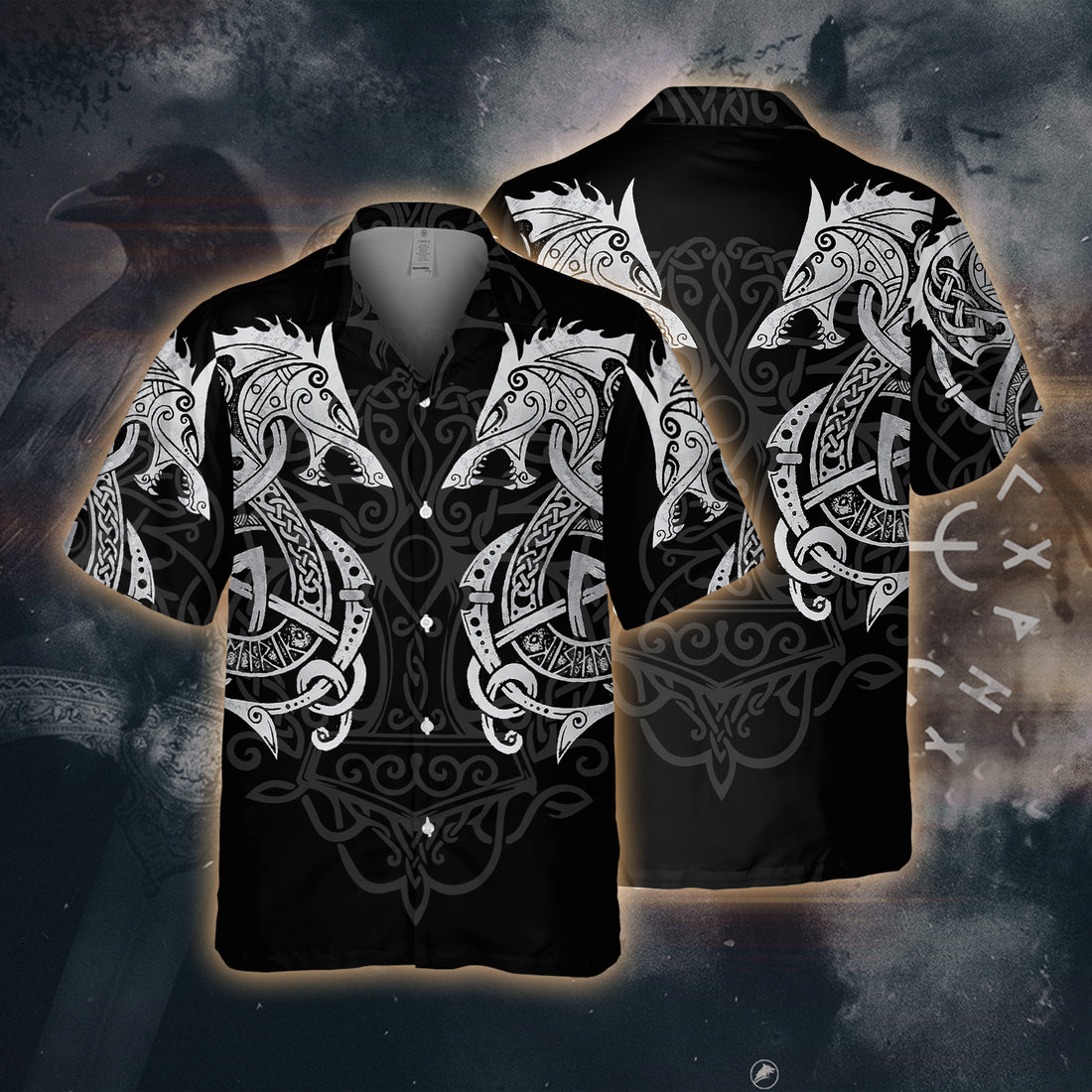 Nordic Dragon Guardian – Hawaii Shirt