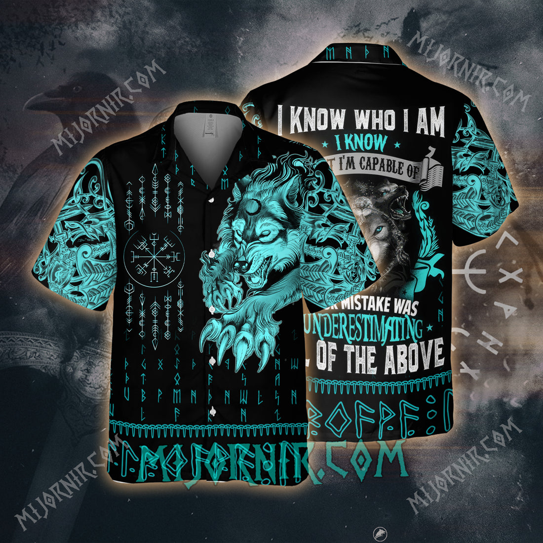 Fenrir's Fury - Viking Hawaiian Shirt