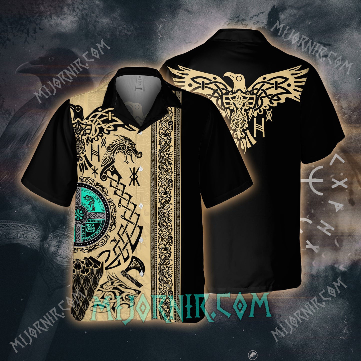 Emerald Celtic Serpent – Hawaii Shirt