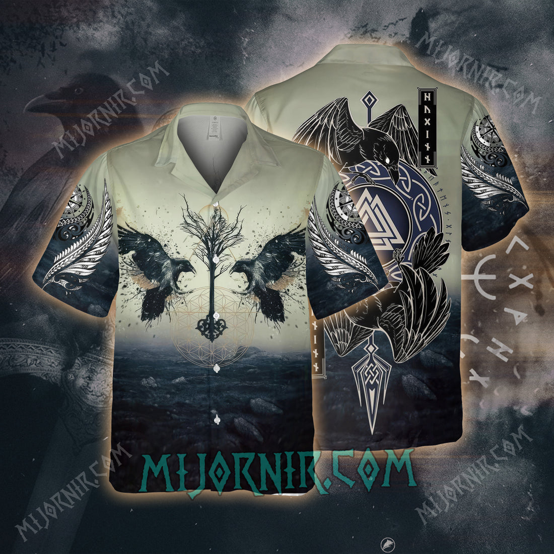 Odin's Huginn And Muninn – Hawaii Shirt