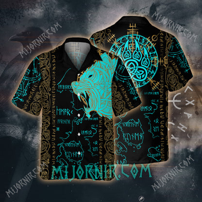 Ursine Guardian Runes – Hawaii Shirt