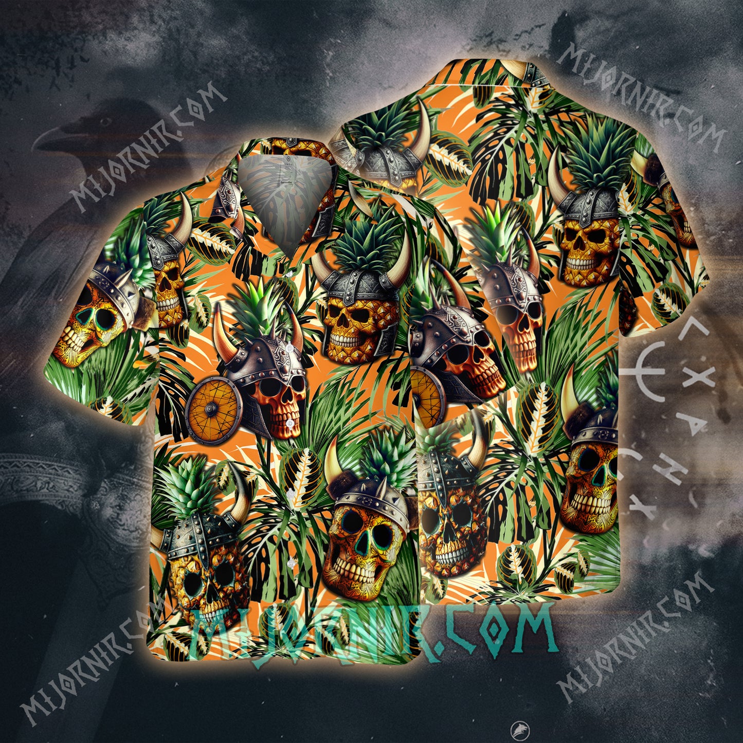 Viking Skull Warrior – Hawaii Shirt