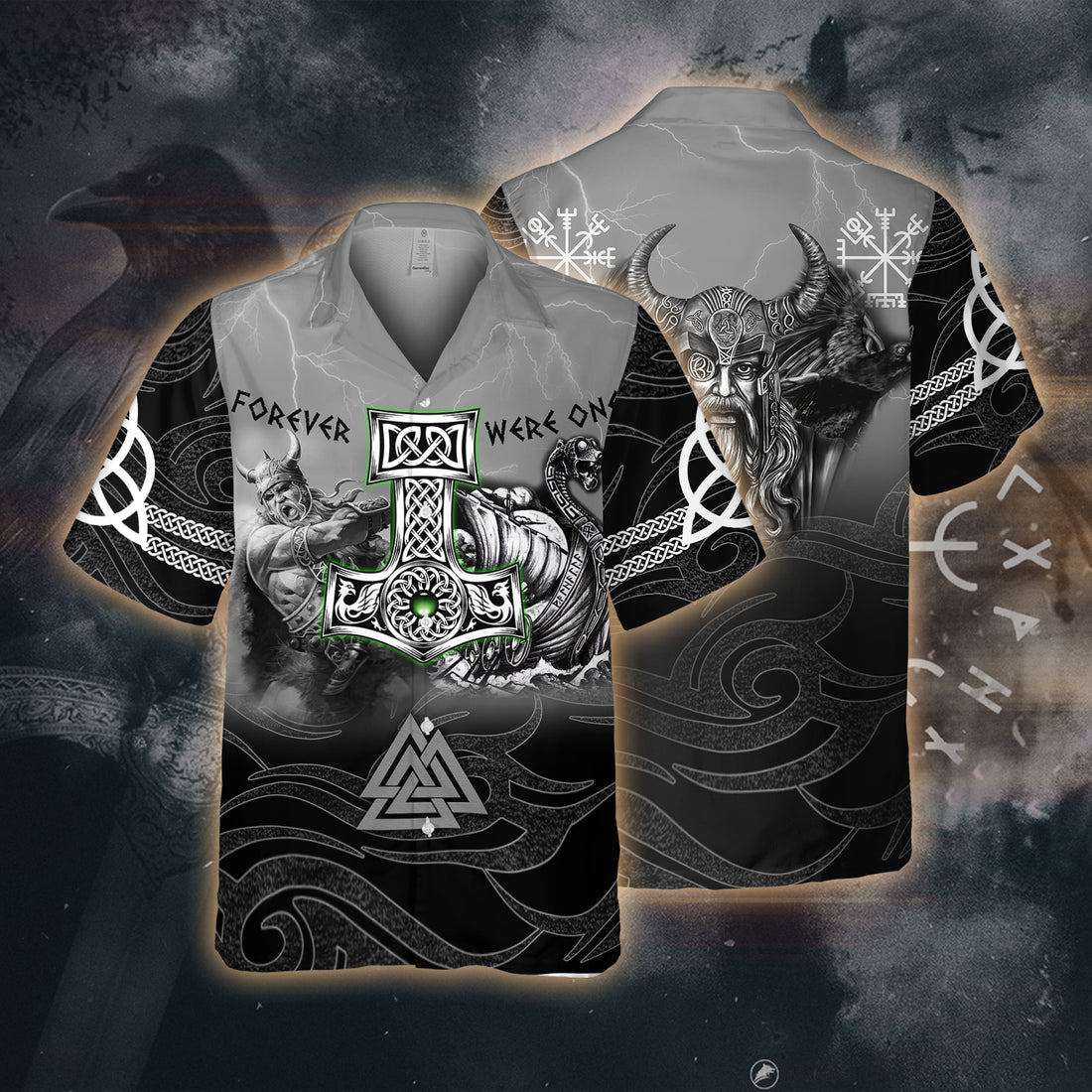 Viking Thunder Hawaiian Shirt