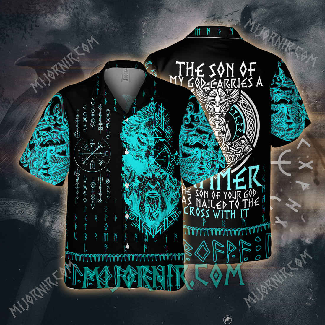 Odin's Gaze - Viking Hawaiian Shirt