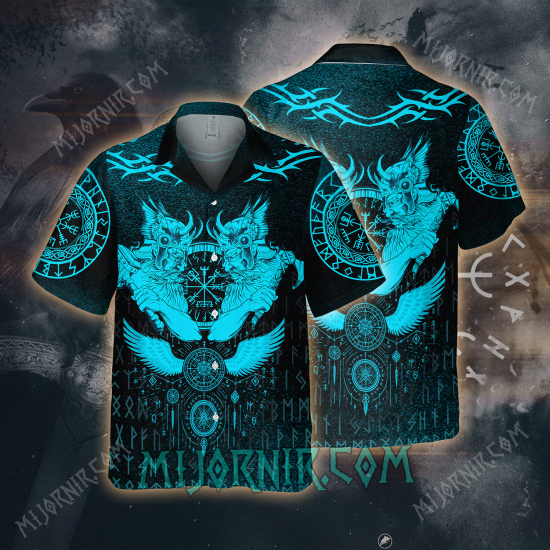 Thor and Odin's Legacy - Viking Hawaiian Shirt