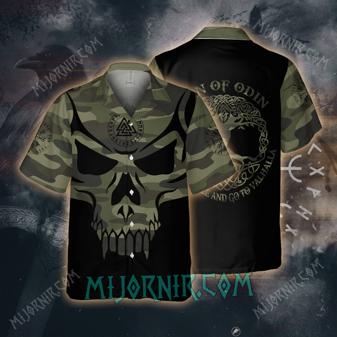 Camo Skull – Hawaii Shirt