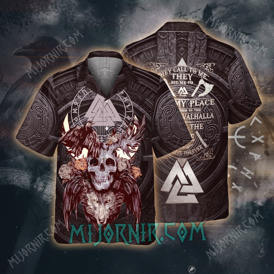 Valhalla Spirit - Viking Hawaiian Shirt