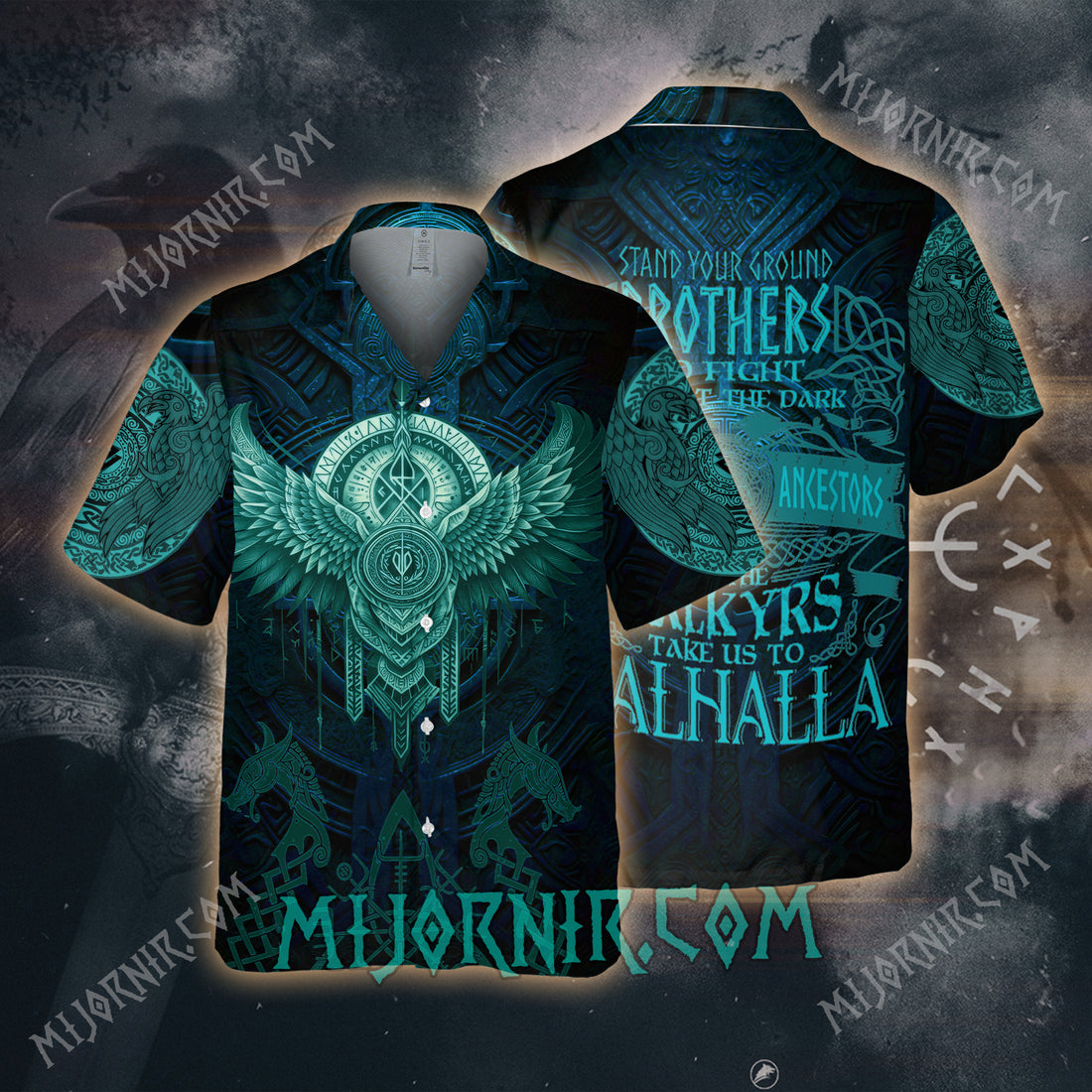 Valkyrie's Embrace - Viking Hawaiian Shirt