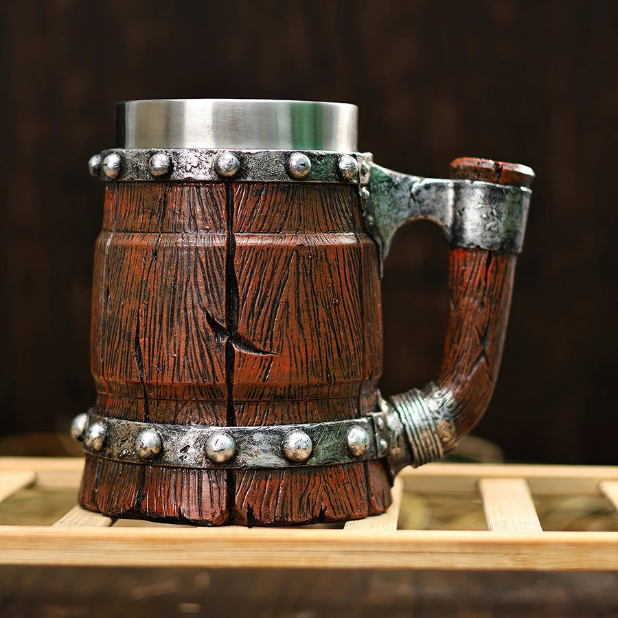 Viking Tankard Barrel Mug