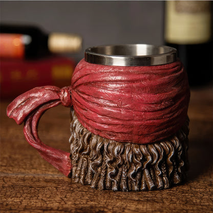 Viking Pirate Skull Beer Mug