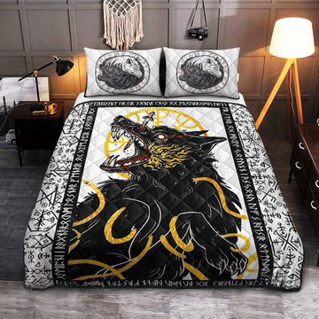 Ragnarok Wolf - Viking Quilt Set