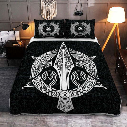 Odin's Spear&Raven  - Viking Quilt Set