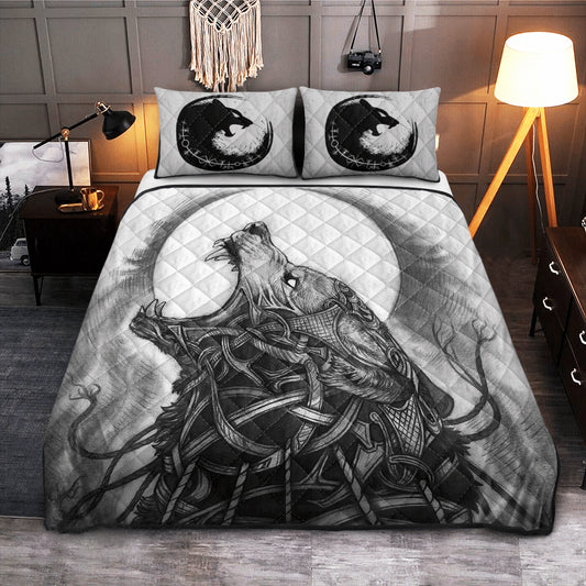 Fenrir's Howl - Viking Quilt Set