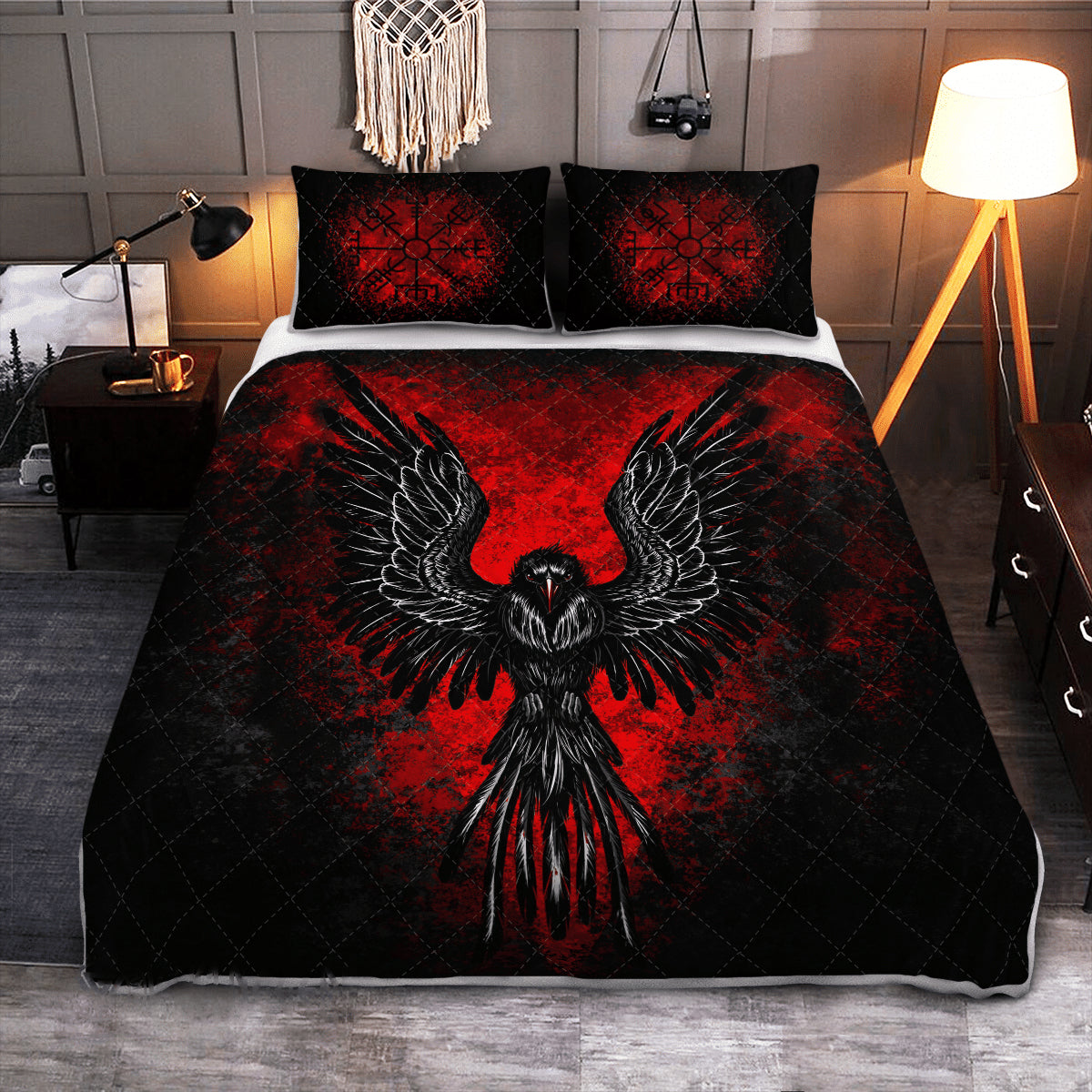 Rising Raven - Viking Quilt Set