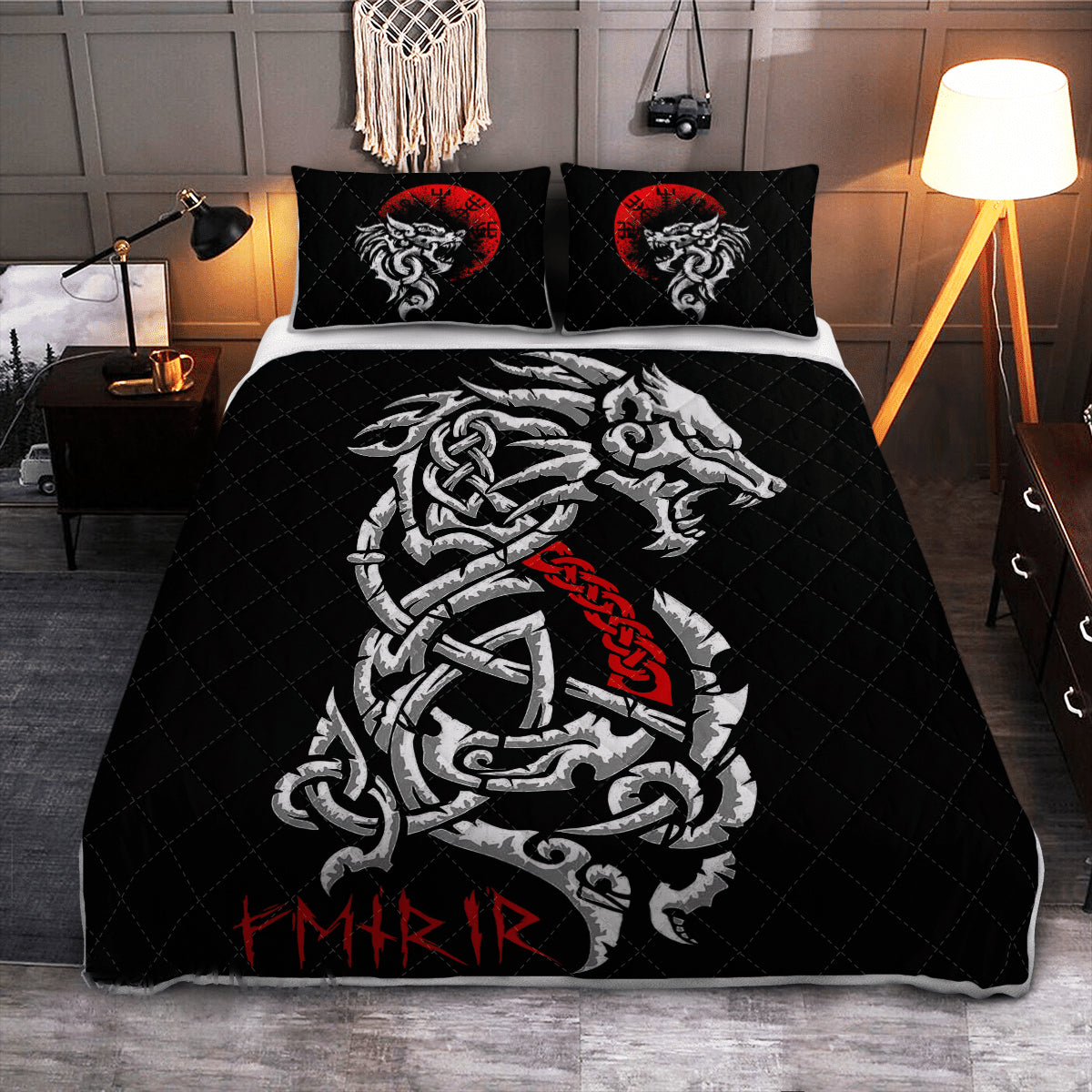 Fenrir's Wrath - Viking Quilt Set