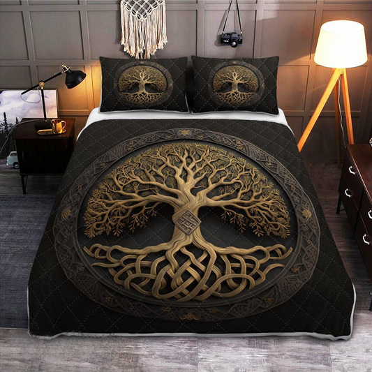 Yggdrasil Celtic - Viking Quilt Set