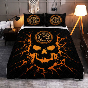 Helm of Awe Skull - Viking Quilt Set