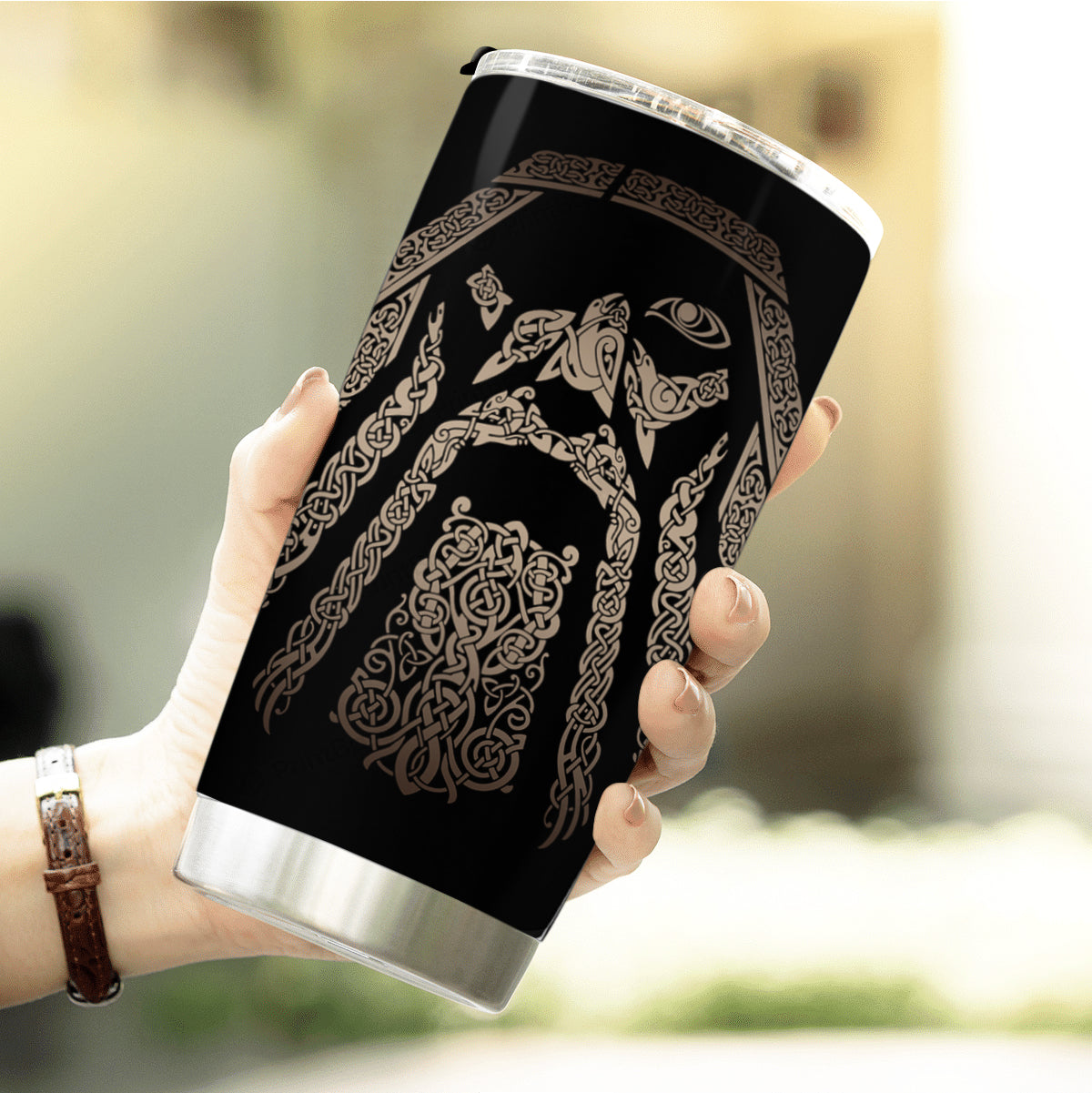 Norse Mythology Warrior Tumbler