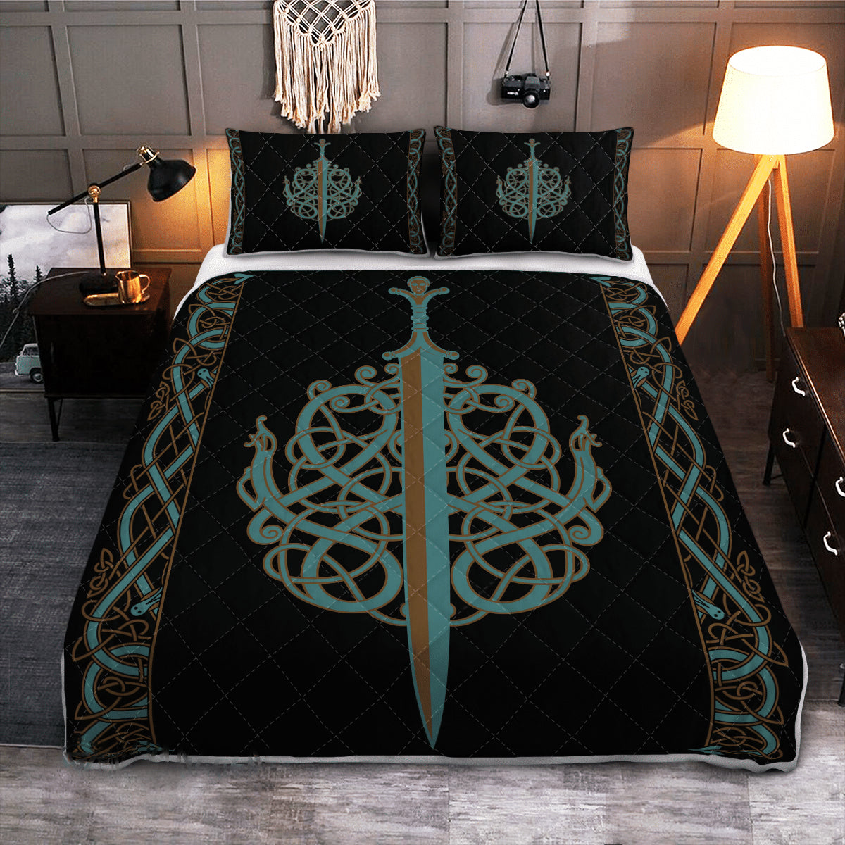 Sword of Asgard  - Viking Quilt Set