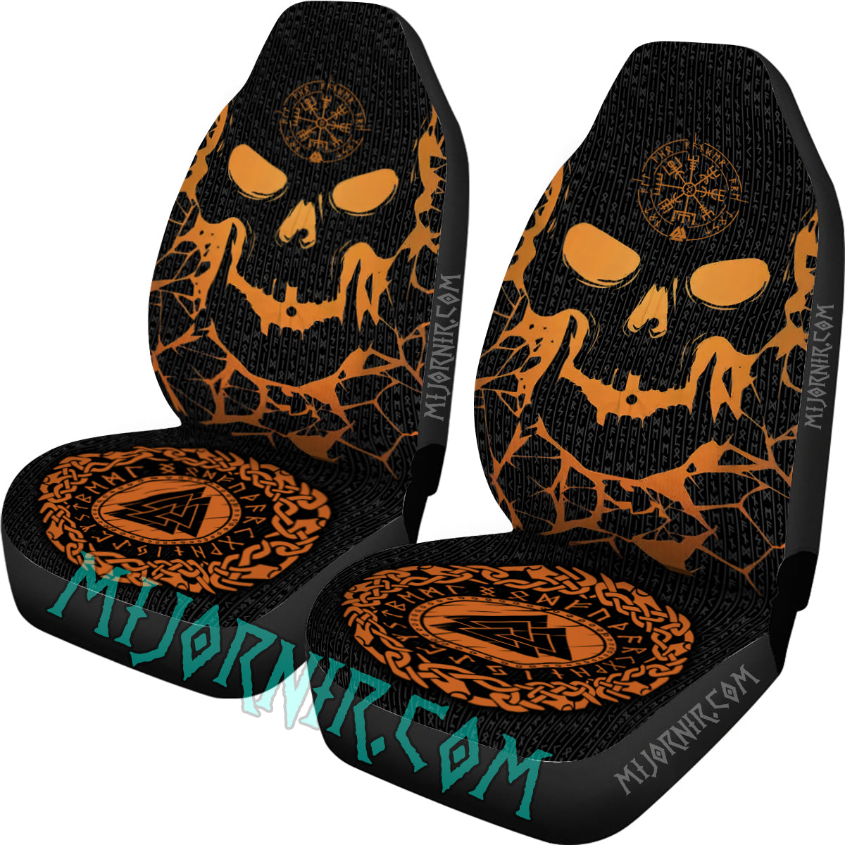 Viking Skull - Viking Car Seat Cover