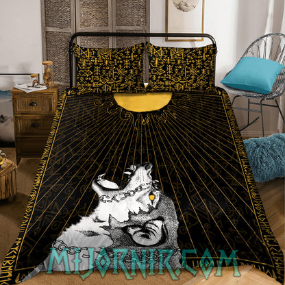 Fenrir Unleashed - Viking Duvet Cover