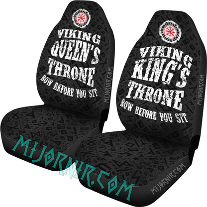 Viking King and Queen - Viking Car Seat Cover