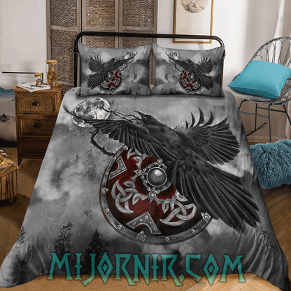 Raven's Shield - Viking Duvet Cover