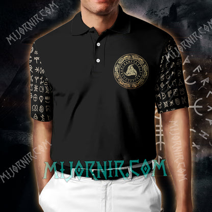 Odin's Rune Power - Viking Polo Shirt