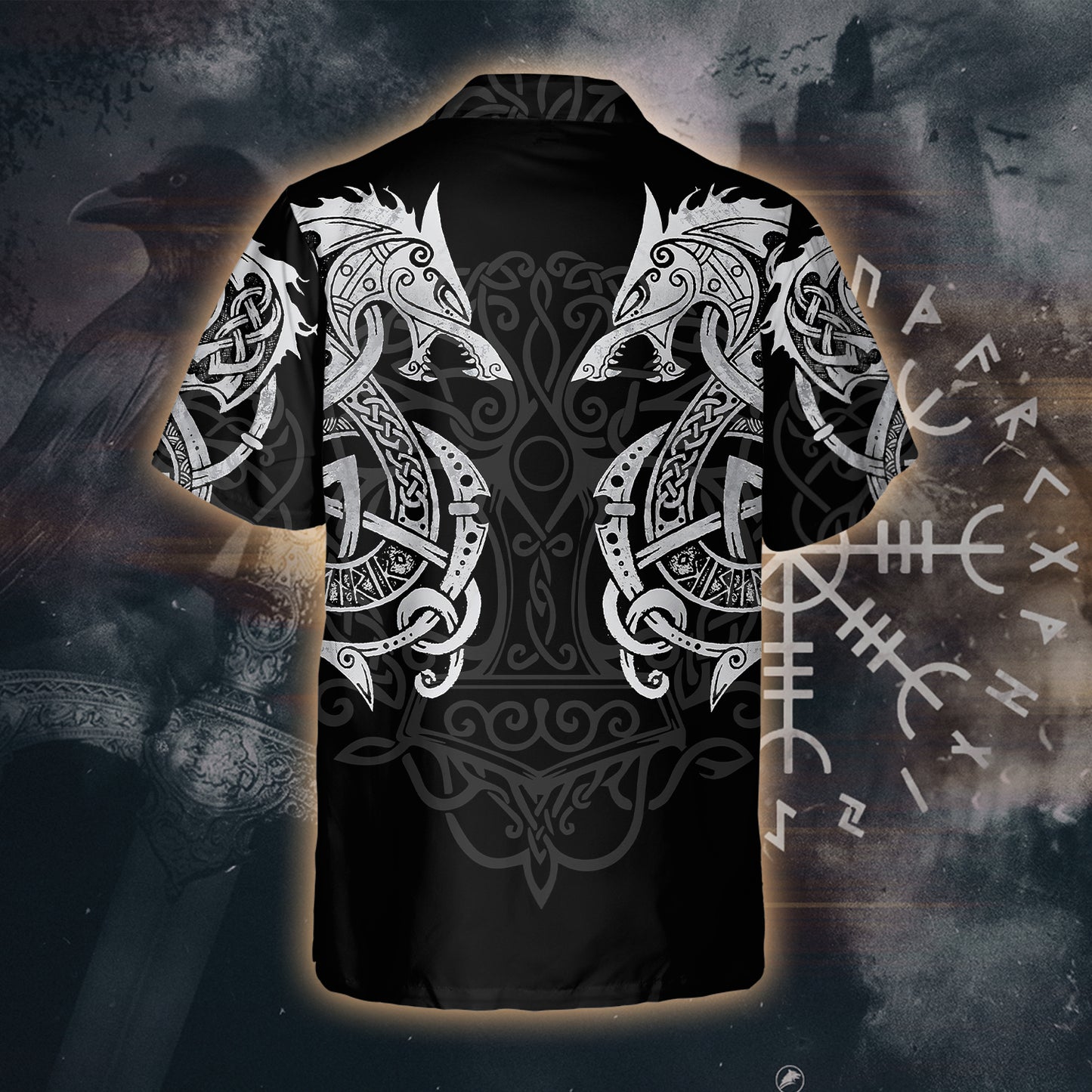 Nordic Dragon Guardian – Hawaii Shirt