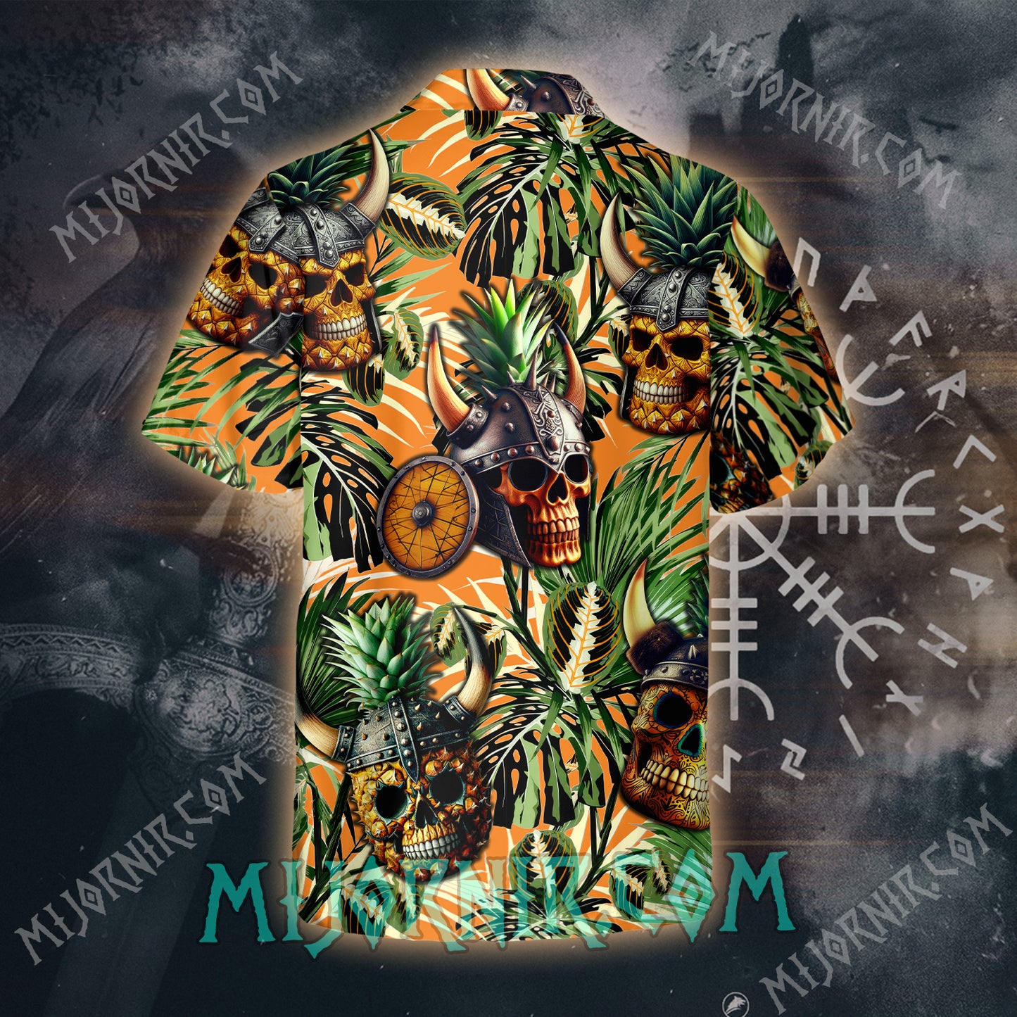 Viking Skull Warrior – Hawaii Shirt