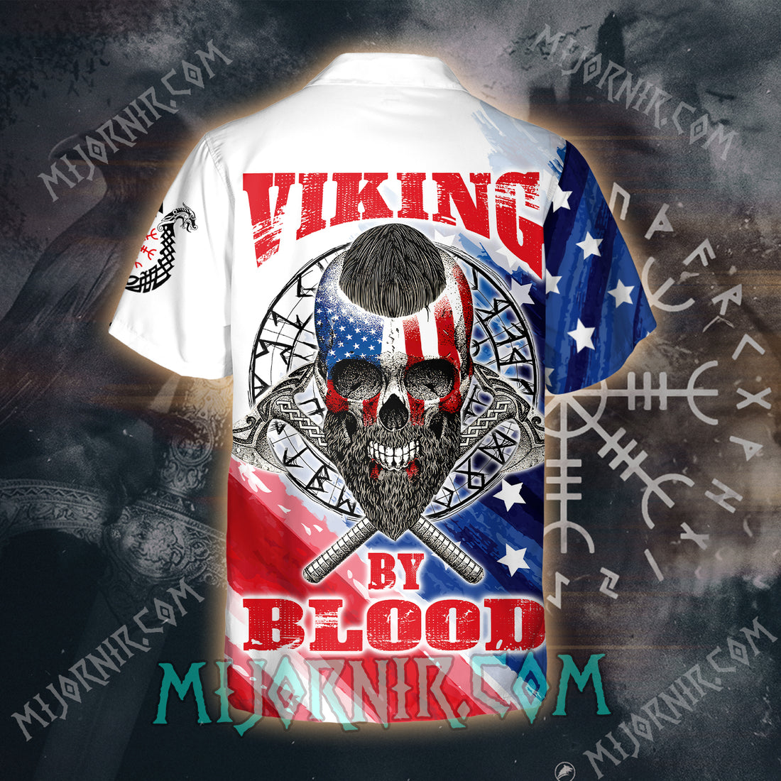 Viking By Blood Skull – Hawaii Shirt