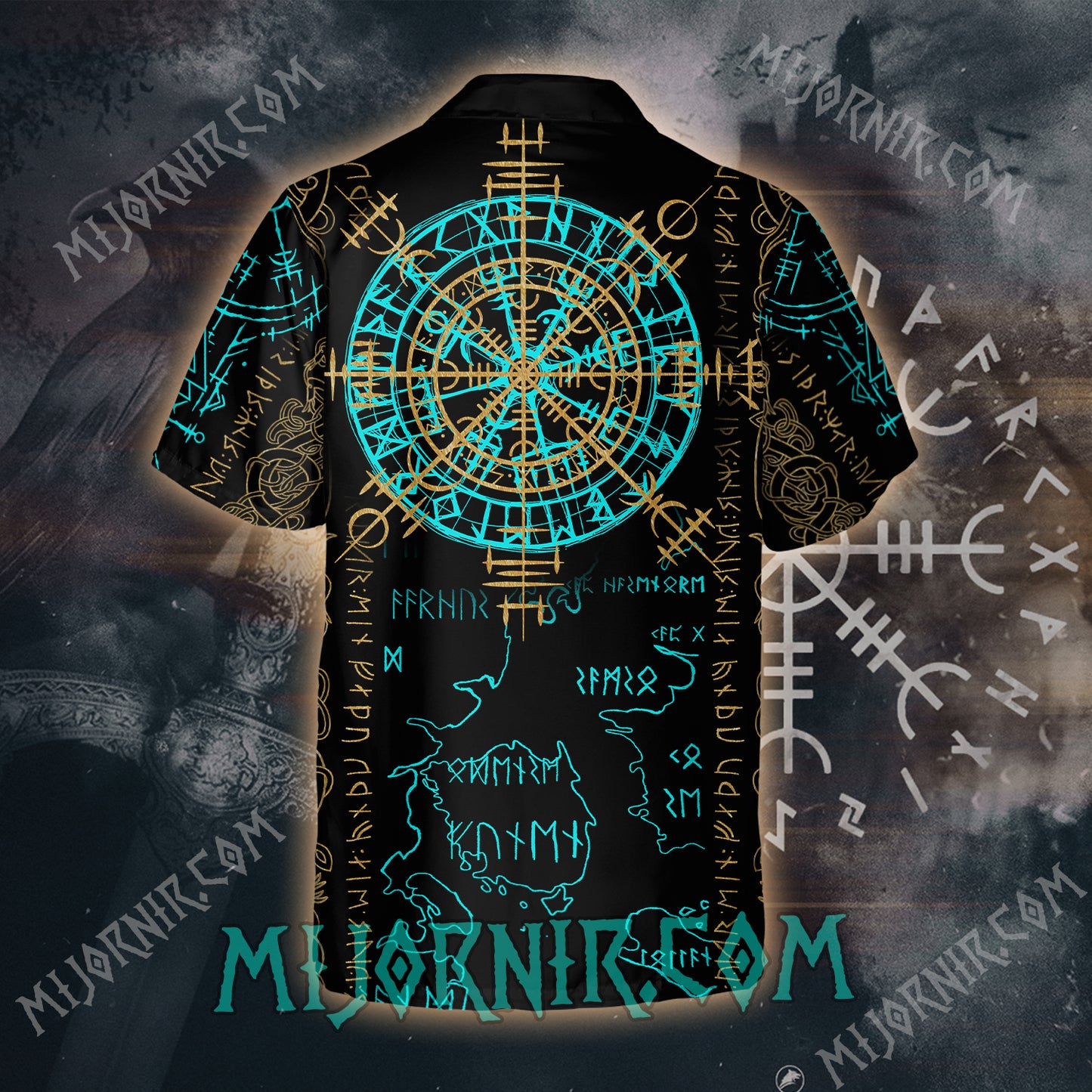 Huginn & Muninn Runes – Hawaii Shirt