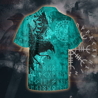 Raven of Odin Hawaii Shirt - Norse Rune Edition