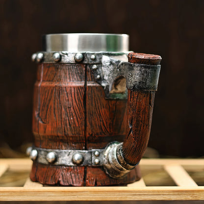 Viking Tankard Barrel Mug